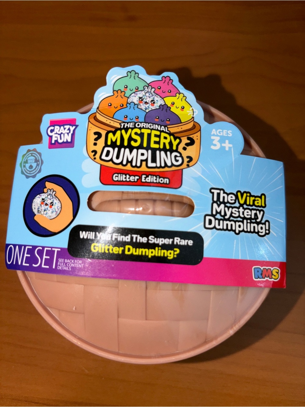 RMS Crazy Fun Mystery Dumpling Glitter Edition Squishy Bun Set